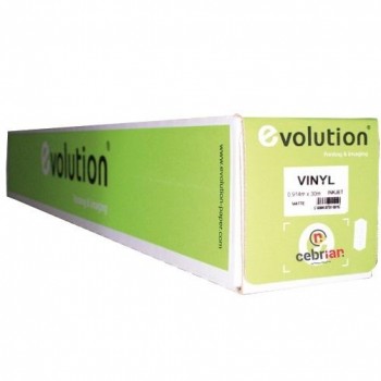 VINILO BLANCO ADHESIVO  MATE 914 X 30MTS.
