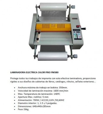 LAMINADORA EN CALIENTE DE RODILLOS CEB-350