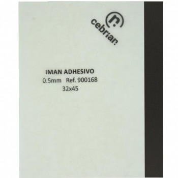 PAQUETE 10 HOJAS PVC MAGNETICO ADHESIVO 0.5MM BLANCO A3