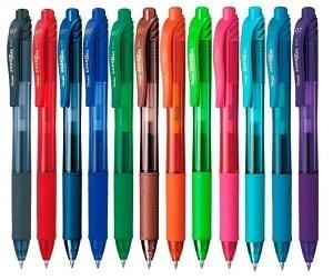 BOLIGRAFO RETRACTIL ENERGEL 0,7MM AZUL CIELO PENTEL