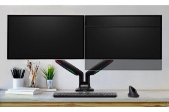 Brazo Kensington doble monitor SmartFit  ajustable en altura One Touch 32\c