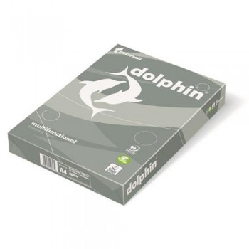 PAQUETE 500 HOJAS PAPEL A4 80g DOLPHIN